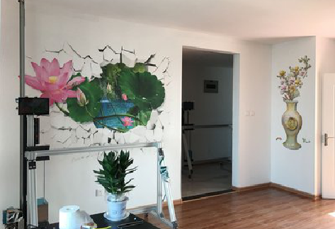 武定墙体彩绘相比墙纸的优势。