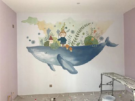 武定手绘墙的特点及优势。